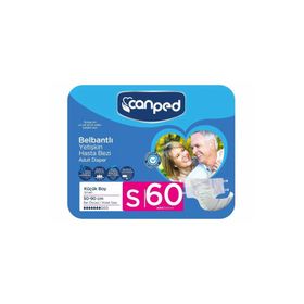 Canped S Bel Bantlı 60 Adet Hasta Bezi
