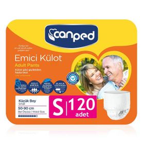 Canped S-Small Beden 120 Adet Emici Külot