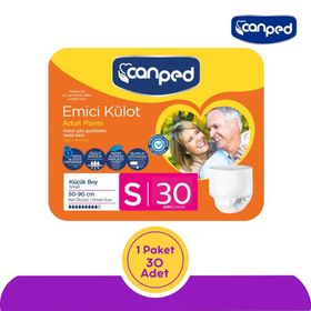 Canped S-Small Beden 30 Adet Emici Külot