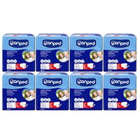 Canped Tekstil Yüzeyli Belbantlı Gece L 8×14'lü Hasta Bezi