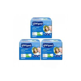 Canped Tekstil Yüzeyli Belbantlı Orta Boy 48 Adet 85-125 cm Yetişkin Hasta Bezi