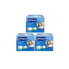 Canped Tekstil Yüzeyli Belbantlı Orta Boy 48 Adet 85-125 cm Yetişkin Hasta Bezi