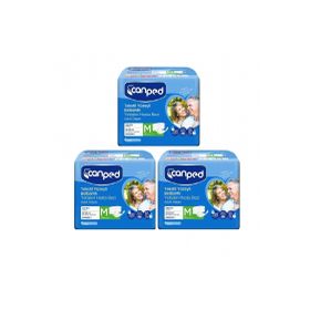 Canped Tekstil Yüzeyli Belbantlı Orta Boy 48 Adet 85-125 cm Yetişkin Hasta Bezi