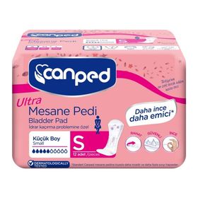 Canped Ultra Small-Küçük 144 Adet 12x12 Mesane Pedi