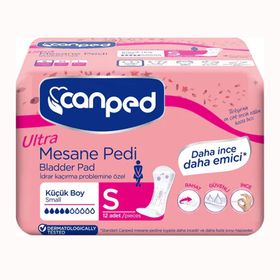 Canped Ultra Small-Küçük 24 Adet 2x12 Mesane Pedi