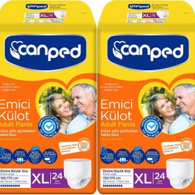 Canped XL 2x24 48 Adet Emici Külot Yetişkin Hasta Bezi