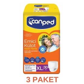 Canped XL 3x30'lu Emici Külot Yetişkin Hasta Bezi