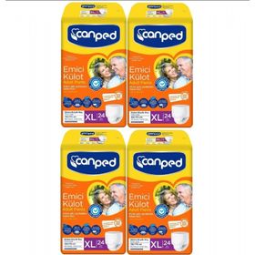 Canped XL 4x24 96 Adet Emici Külot Yetişkin Hasta Bezi