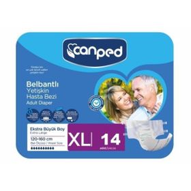 Canped XL Beden 14 Adet Belbantlı Yetişkin Hasta Bezi