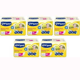 Canped Yoğun L Büyük Boy 5 Paket 50 Adet Mesane Pedi