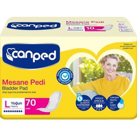 Canped Yoğun L Büyük Boy 7 Paket 70 Adet Mesane Pedi