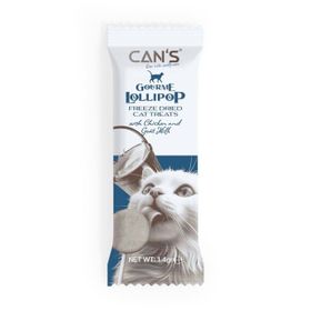 Can's Lollipop Tavuk ve Keçi Sütlü Freeze Dried 15x1.4 gr Kedi Ödülü