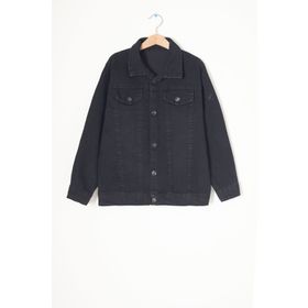 Cansın Mini 16774 Füme Düğmeli Erkek Çocuk Jean Ceket