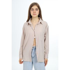 Cansın Mini 17969 Krem Kız Çocuk Gömlek