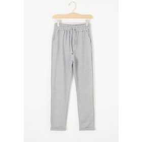 Cansın Mini 18541 Gri Duble Paça Beli Lastikli Erkek Çocuk Pantolon
