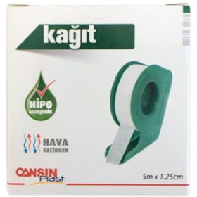 Cansın Plast Non-Woven 5 mt 1.25 cm Kağıt Flaster