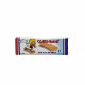 Cansınbant 1 Paket 10'lu Bez Yara Bandı