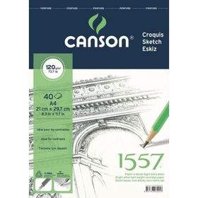 Canson 1557 120 gr 40 Yaprak A4 Boyutu Eskiz Defteri