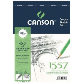 Canson 1557 120 gr 40 Yaprak A5 Eskiz Defteri