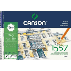 Canson 1557 Resim 180 gr 35x50 15 Yaprak Resim Defteri
