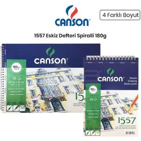 Canson 1557 Spiralli 180 gr Eskiz Defteri