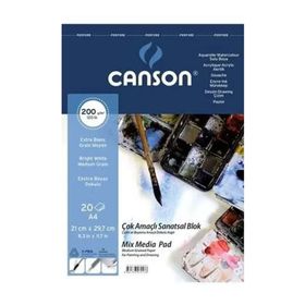Canson 200807160 12 Sayfa A4 300gr Spiralli Resim Defteri
