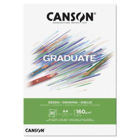 Canson 400127607 Graduate Beyaz A4 160 gr 30 Yaprak Çizim Defteri