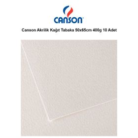 Canson 50x65 cm 400 gr 10 Adet Akrilik Kağıt Tabaka