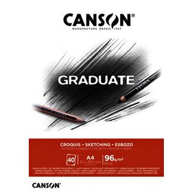 Canson 5789193 Graduate 96 gr A4 40 Yaprak Eskiz Blok
