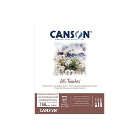 Canson 5789199 Mi-Teintes160 gr 24x32 cm 20 Yaprak Pastel Blok