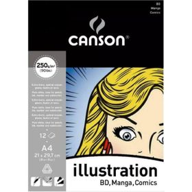 Canson A4 250 gr İllustration Bd-manga-comics Defter