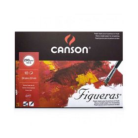 Canson Blok 10 Sayfa 24x33 290 gr Fıgueras Yağlı Boya Kağıdı