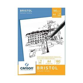 Canson C400110383 Graduate Bristol A4 180 GR 20 Sayfa Çizim Defteri