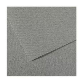Canson Dokulu Gri Mi-Teintes 50x65 cm 160 gr Grey 431 10'lu Fon Kartonu