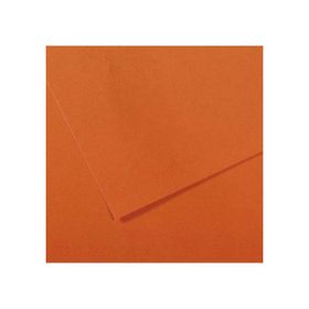 Canson Dokulu Mi-Teintes Sh Canmt 50x65 cm 160 gr Org Turuncu 453 10'lu Fon Kartonu