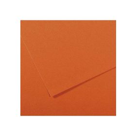 Canson Dokulu Mi-Teintes Sh Canmt 50x65 cm 160 gr Org Turuncu 453 10'lu Fon Kartonu