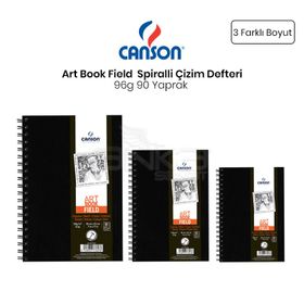 Canson Field Drawing Books Spiralli 96 gr 90 Yaprak Çizim Defteri