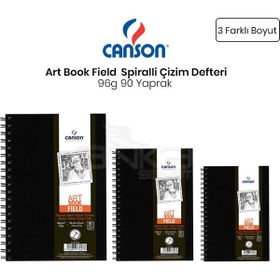 Canson Field Drawing Books Spiralli 96 gr 90 Yaprak Çizim Defteri