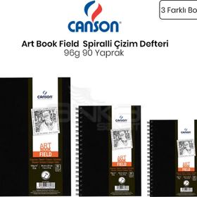 Canson Field Drawing Books Spiralli 96 gr 90 Yaprak Çizim Defteri