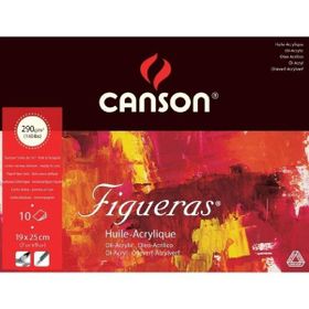 Canson Figueras 19x25 cm 290 gr 10 Sayfa Yapışkanlı Blok