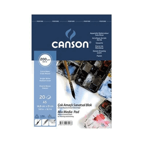 Canson Fınface 200 Gr A5 20 Yp Spiralli Resim Blokları