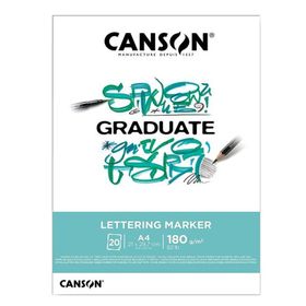 Canson Geaduate Lettering Marker Pad 180 gr 20 Yaprak A4 Defter