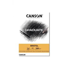 Canson Graduate Bristol A3 180 GR 20 Yaprak Eskiz Çizim Defteri