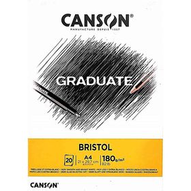 Canson Graduate Cangrad Bristol 20 Sayfa A4 180 gr Çizim Bloğu