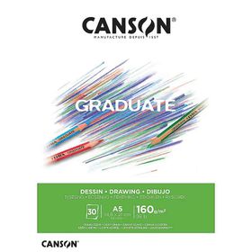 Canson Graduate Dessın Beyaz 30 Sayfa A5 160 gr Çizim Bloğu
