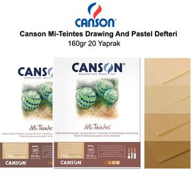 Canson Mi Teintes 160 gr 20 Yaprak Drawing And Pastel Defteri
