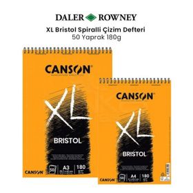 Canson Xl Bristol Spiralli 180 gr 50 Yaprak Çizim Defteri