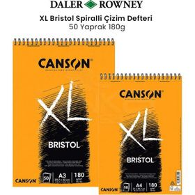 Canson Xl Bristol Spiralli 180 gr 50 Yaprak Çizim Defteri