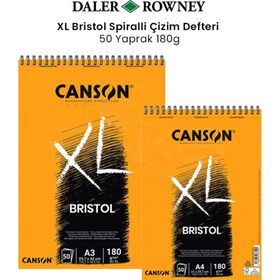 Canson Xl Bristol Spiralli 180 gr 50 Yaprak Çizim Defteri