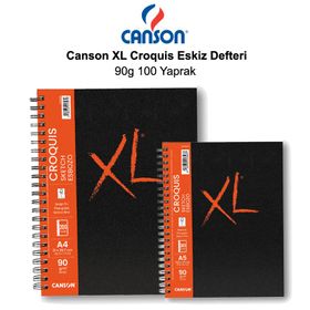Canson Xl Croquis 90 gr 100 Yaprak Eskiz Defteri